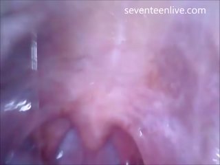 Cam in mouth vagina and ass